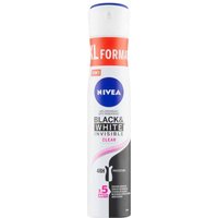 NIVEA - Nivea Black & White Clear antiperspirant ve spreji Deodoranty 200 ml unisex