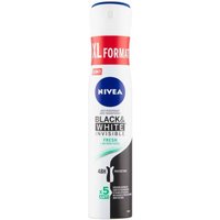 NIVEA - Nivea Black & White Invisible Fresh antiperspirant ve spreji Deodoranty 200 ml unisex