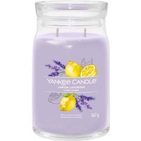 YANKEE CANDLE - Velká svíčka 2knoty/Lemon Lavender Svíčky 567 g unisex