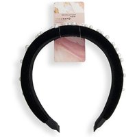 REVOLUTION - Pearl Velvet Headband Čelenky do vlasů unisex