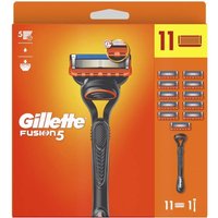Gillette - Heated Razor Fusion Manual strojek + 11 hlavic Holení unisex