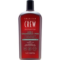 American Crew - 3-in-1 Chamomile + Pine Shampoo, Conditioner and Body Wash Šampony 1000 ml pánské